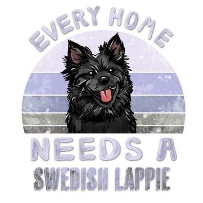 Every Home Needs a Swedish Lapphund - Women's V-Neck T-Shirt