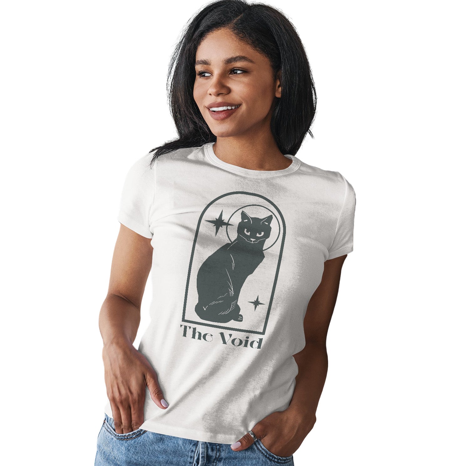 The Void Cat - Women's Fitted T-Shirt