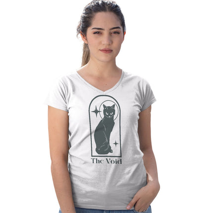 The Void Cat - Women's V-Neck T-Shirt