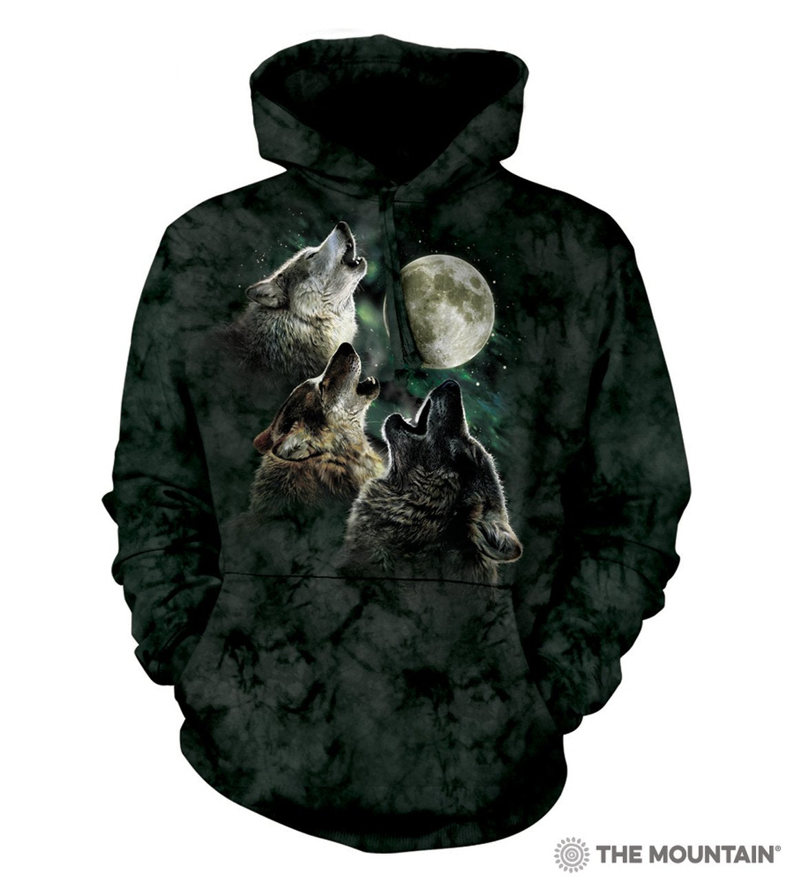 Three Wolf Moon - The Mountain - 3D Hoodie Animal Sweatshirt