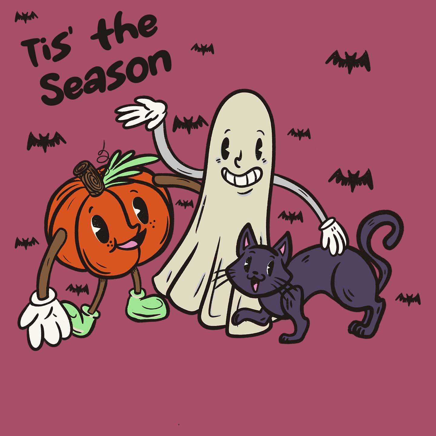 Tis the Halloween Season - Adult Unisex Hoodie Sweatshirt