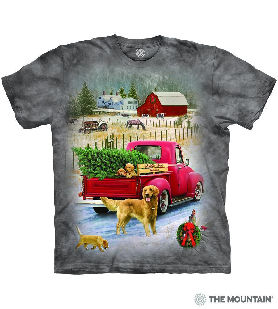 Tree Farm Pups - The Mountain - 3D Dog T-Shirt