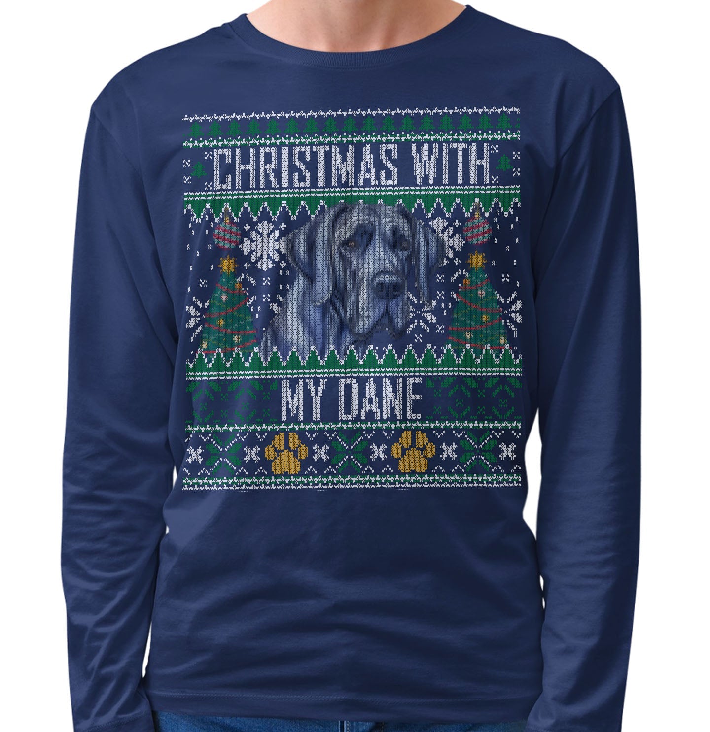 Ugly Sweater Christmas with My Great Dane