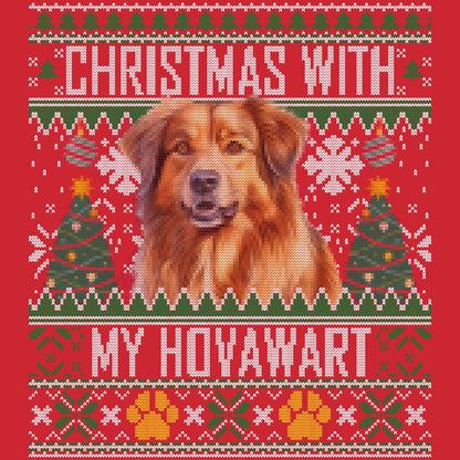 Ugly Sweater Christmas with My Hovawart - Adult Unisex Long Sleeve T-Shirt