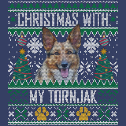 Ugly Sweater Christmas with My Tornjak - Adult Unisex Crewneck Sweatshirt