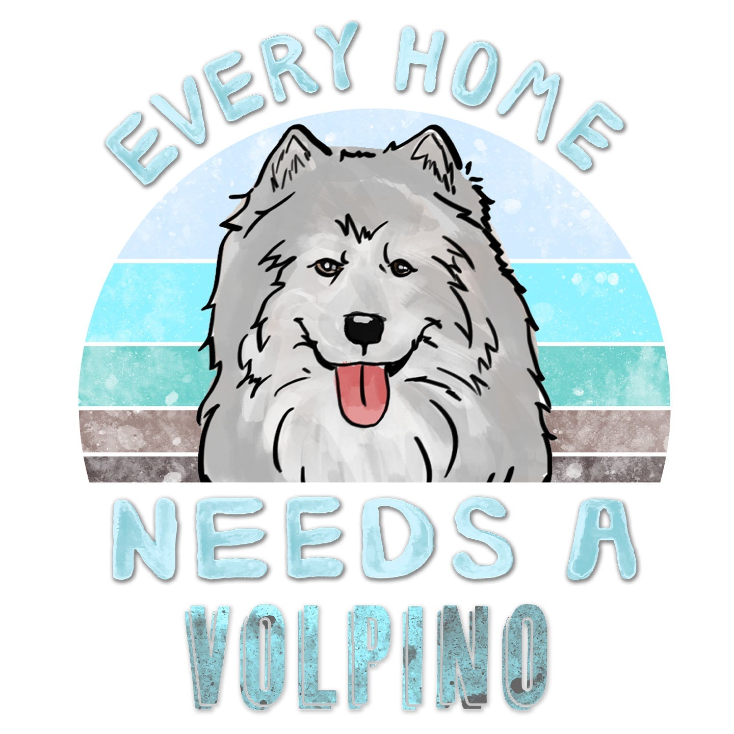 Every Home Needs a Volpino Italiano - Women's V-Neck T-Shirt