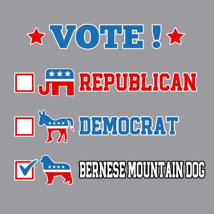Vote for the Bernese Mountain Dog - Adult Unisex Crewneck Sweatshirt