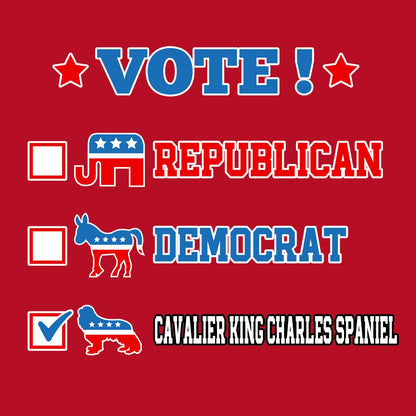 Vote for the Cavalier King Charles Spaniel - Women's V-Neck T-Shirt