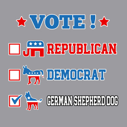 Vote for the German Shepherd Dog - Adult Unisex Crewneck Sweatshirt