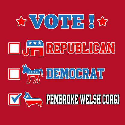 Vote for the Pembroke Welsh Corgi - Women's V-Neck T-Shirt