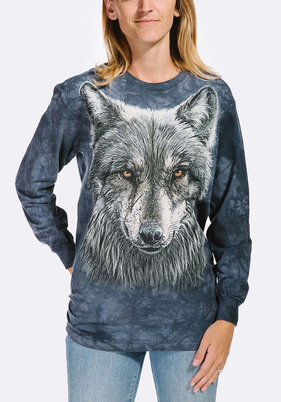Warrior Wolf - Adult Unisex Long Sleeve T-Shirt