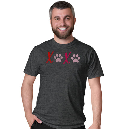 XOXO Paws - Adult Unisex T-Shirt