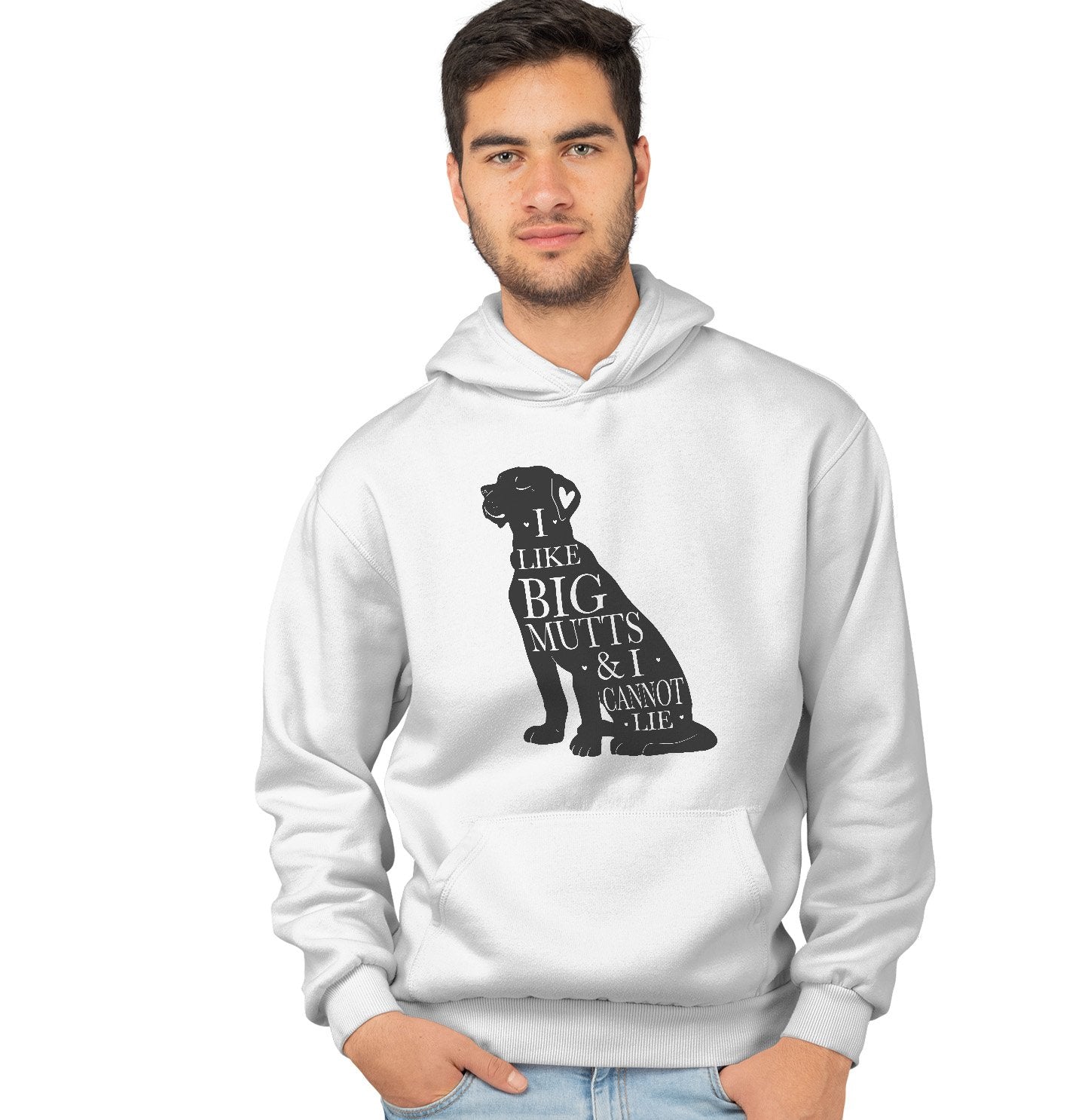 Like Big Mutts Silhouette - Adult Unisex Hoodie Sweatshirt