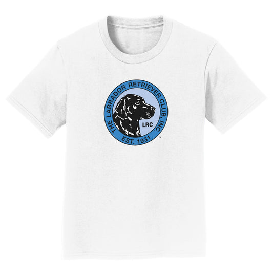 The Labrador Retriever Club - LRC Logo - Full Front Blue - Kids' Unisex T-Shirt
