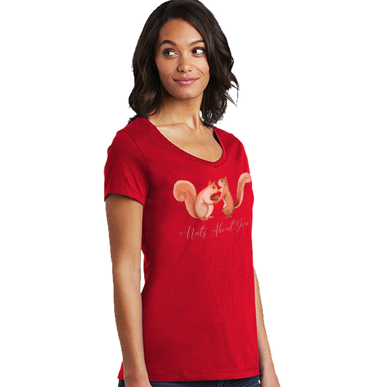 Nuts About You - Women's V-Neck T-Shirt