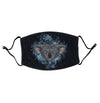 Koala Blue Illustration - Adult Adjustable Face Mask