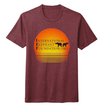 IEF Sunset Logo - Adult Tri-Blend T-Shirt