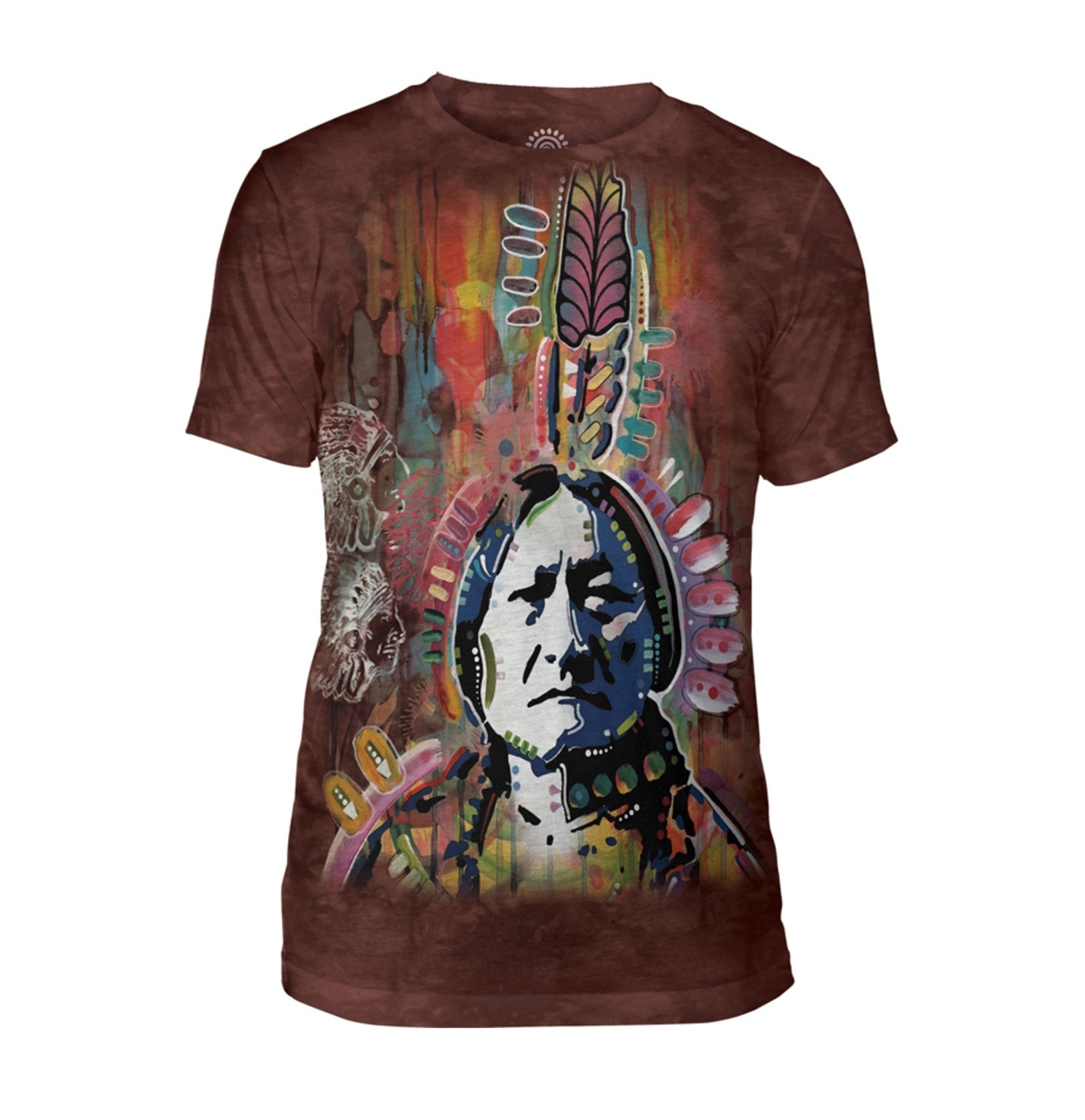Animal Pride - Sitting Bull - Men's Tri-Blend T-Shirt