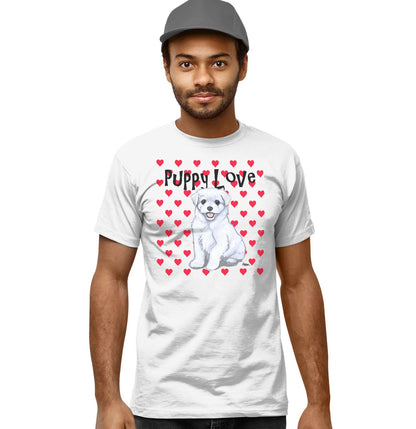 Maltese Puppy Love - Adult Unisex T-Shirt