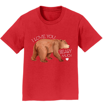 Animal Pride - I Love You Beary Much - Kids' Unisex T-Shirt