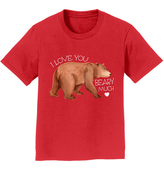 Animal Pride - I Love You Beary Much - Kids' Unisex T-Shirt