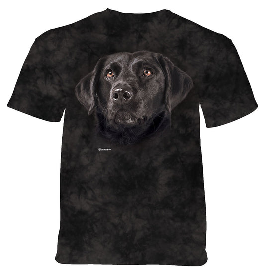 The Mountain - Soulful Black Lab - Adult Unisex T-Shirt