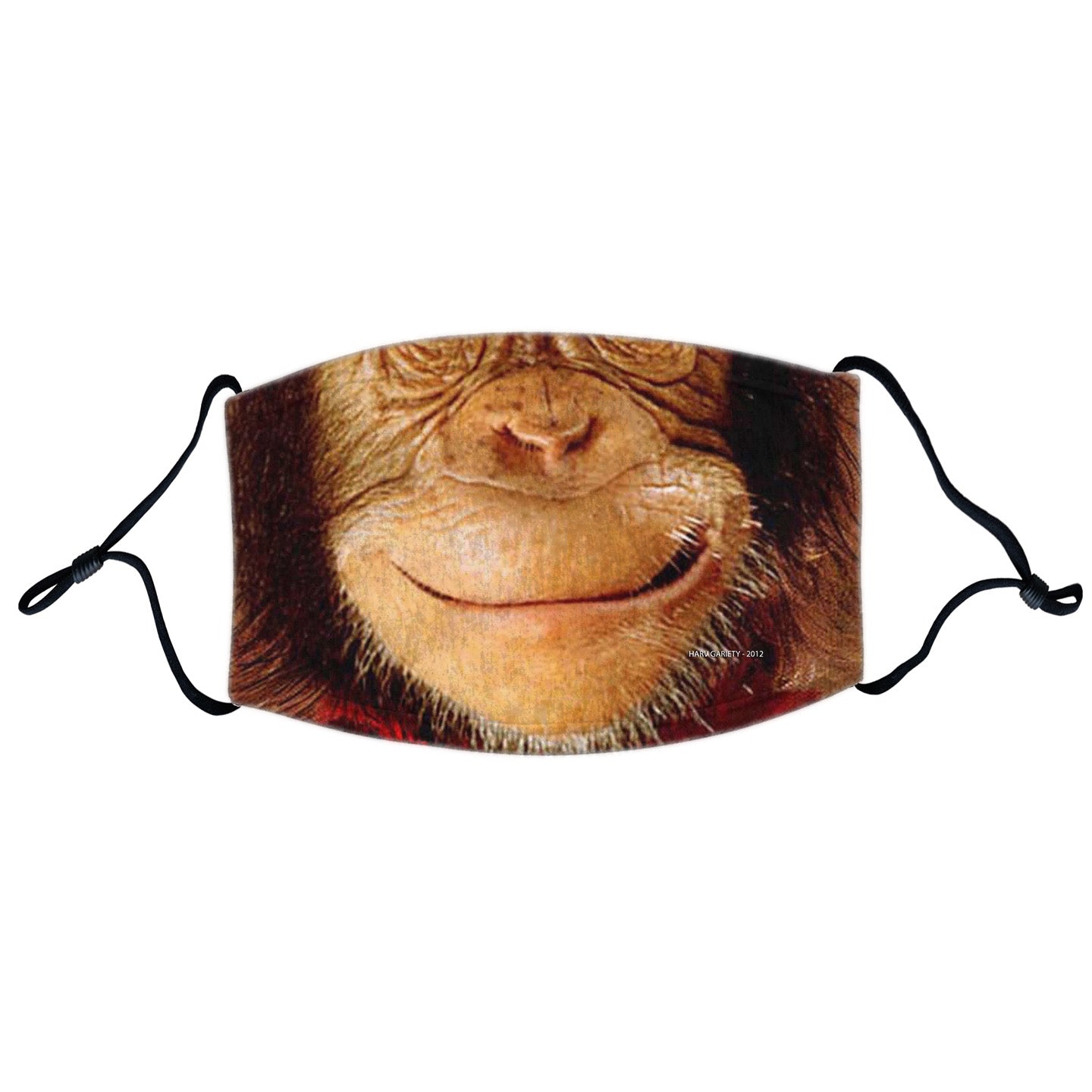 Animal Pride - Chimp Face - Adult Adjustable Face Mask
