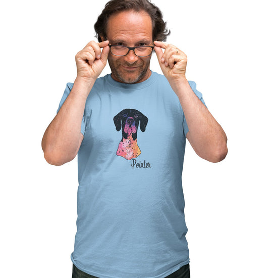Animal Pride - Colorful German Shorthaired Pointer Headshot - Adult Unisex T-Shirt