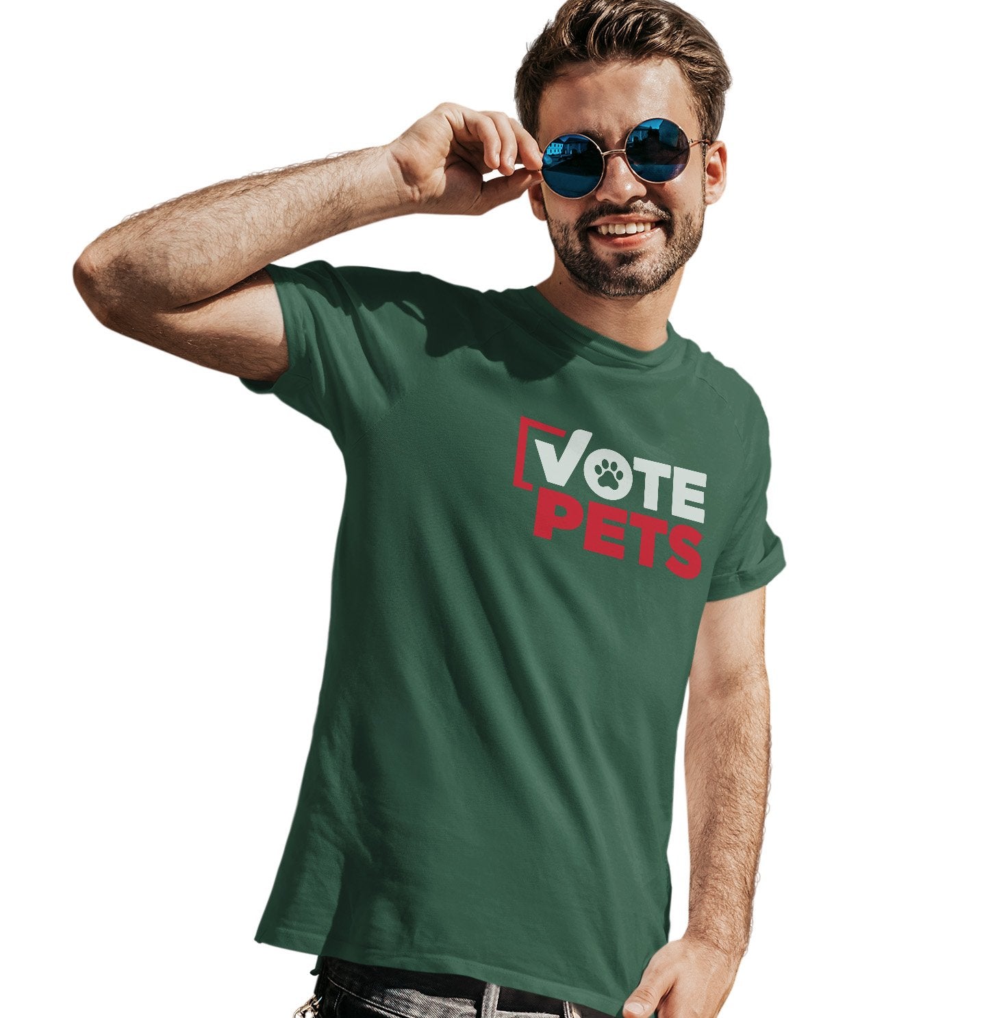 Vote Pets Stacked Logo - Adult Unisex T-Shirt