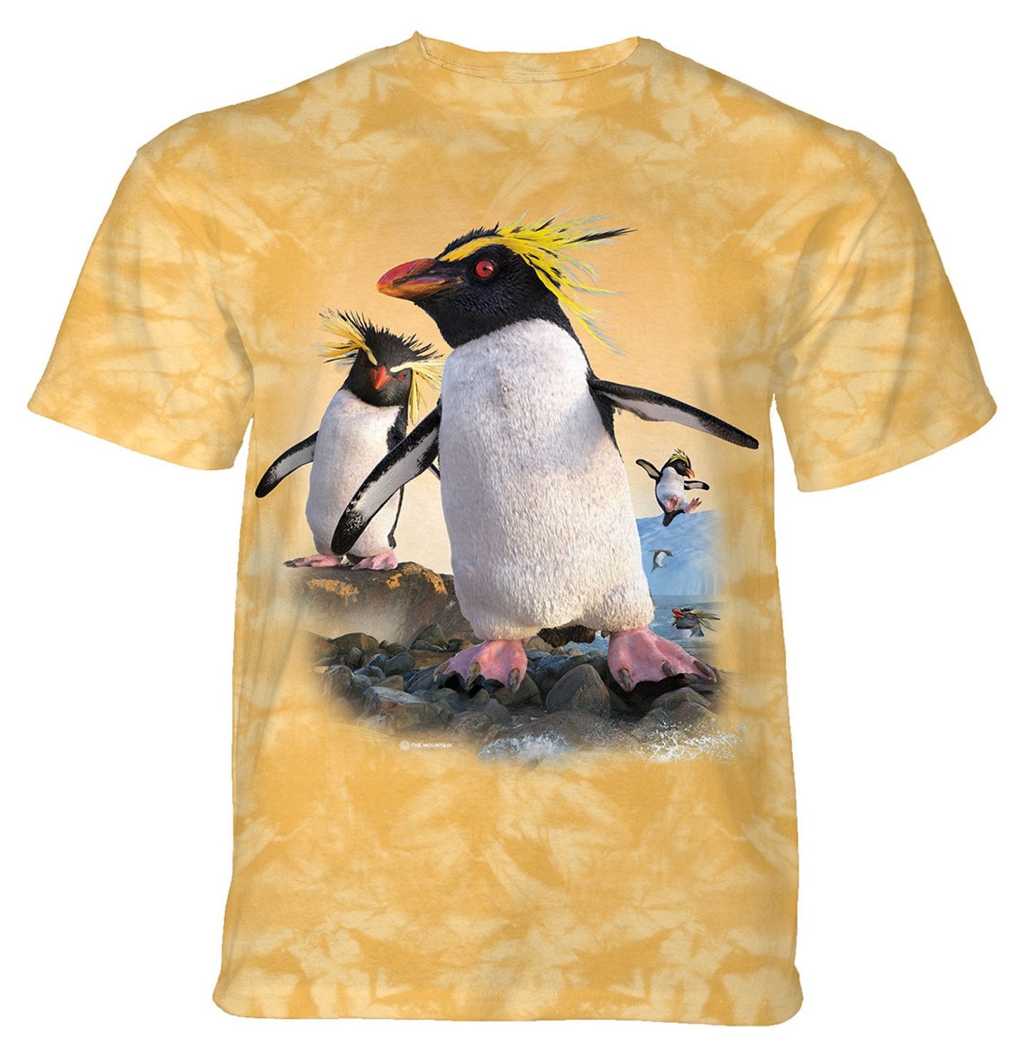 The Mountain - Rockhopper Penguins - Adult Unisex T-Shirt