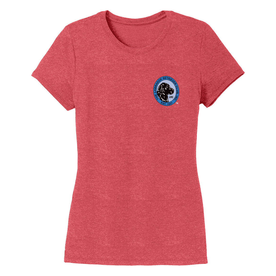 LRC Left Chest Blue Logo - Women's Tri-Blend T-Shirt