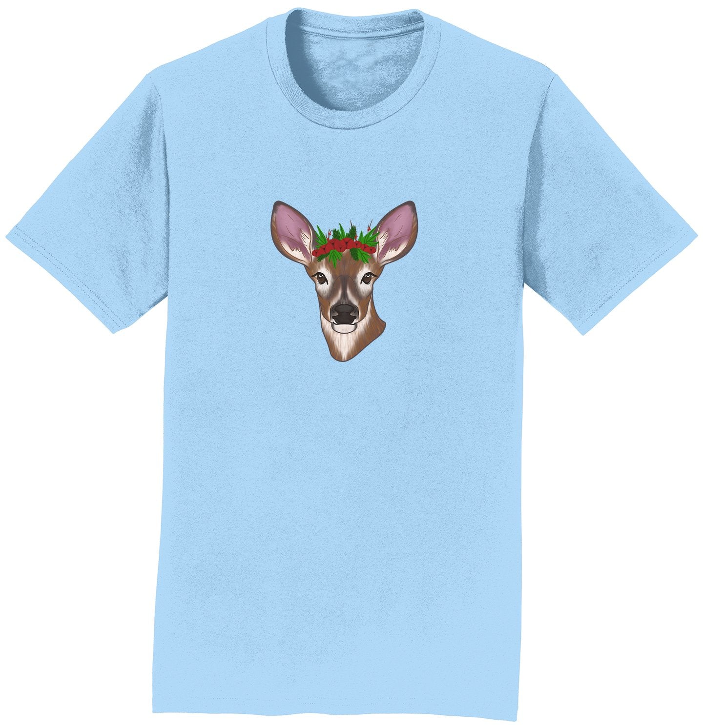 Christmas Doe Head - Adult Unisex T-Shirt