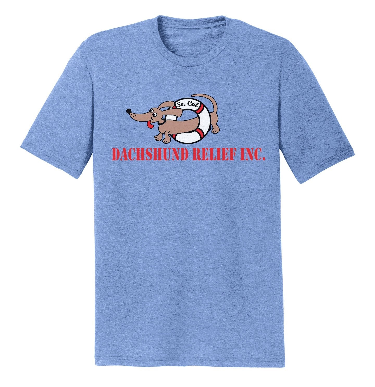 Dachshund Relief Inc - So Cal Dachshund Relief Logo - Adult Tri-Blend T-Shirt