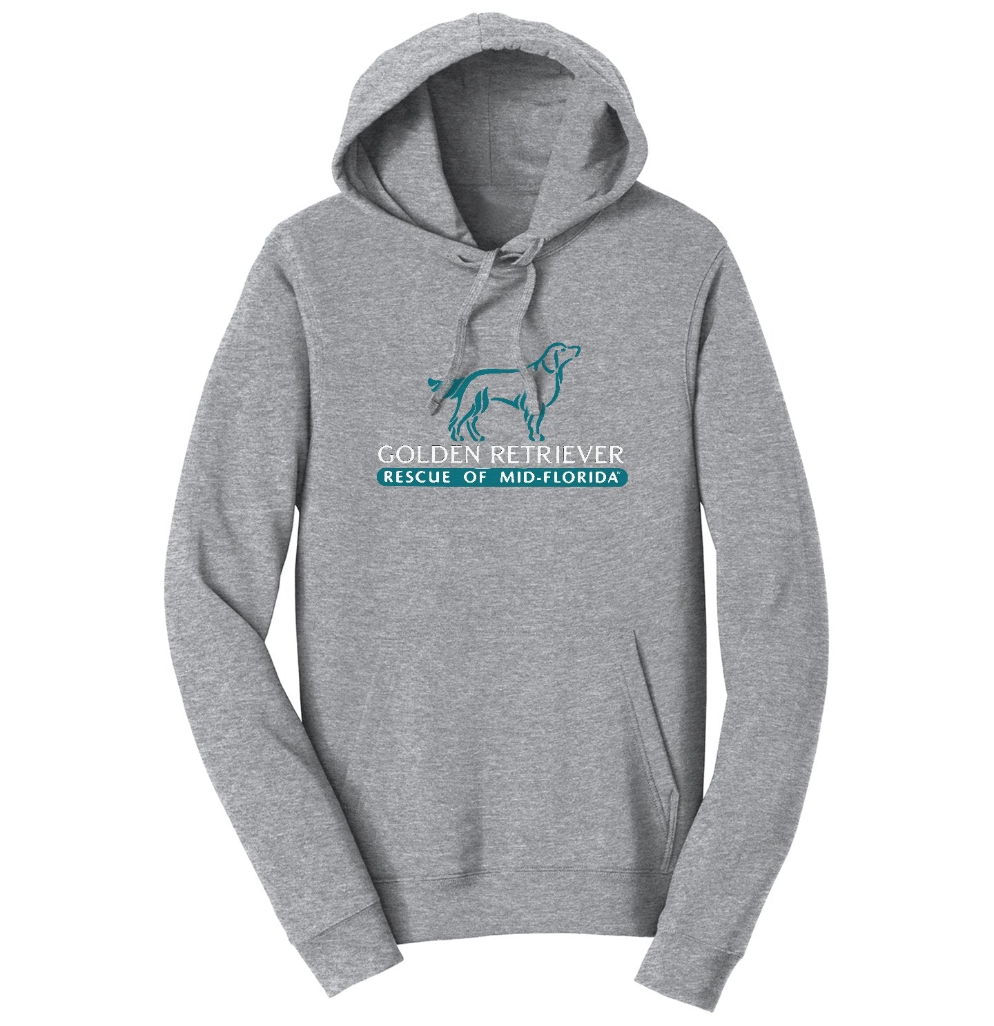 Golden Retriever Rescue of Mid-Florida Logo - Adult Unisex Hoodie Sweatshirt