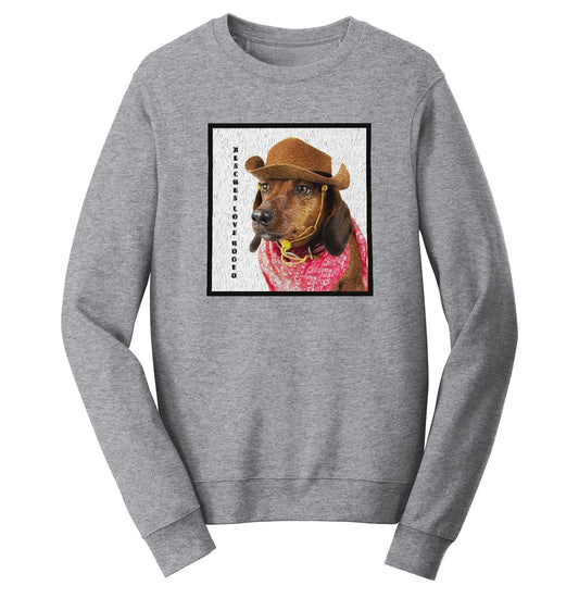 Rodeo Dachshund - Adult Unisex Crewneck Sweatshirt