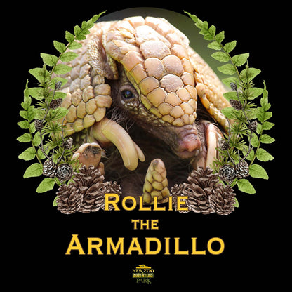 Rollie the Armadillo - Women's V-Neck T-Shirt