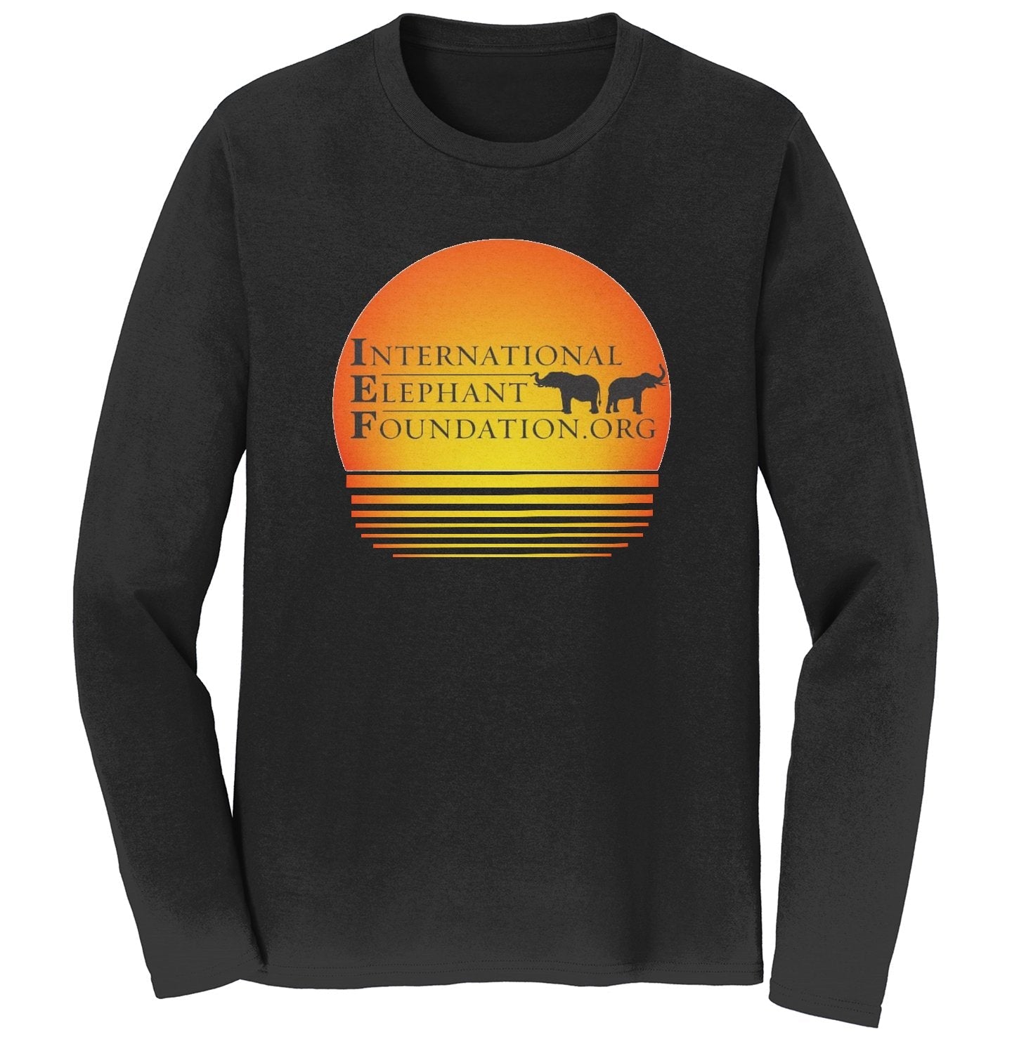 IEF Sunset Logo - Adult Unisex Long Sleeve T-Shirt