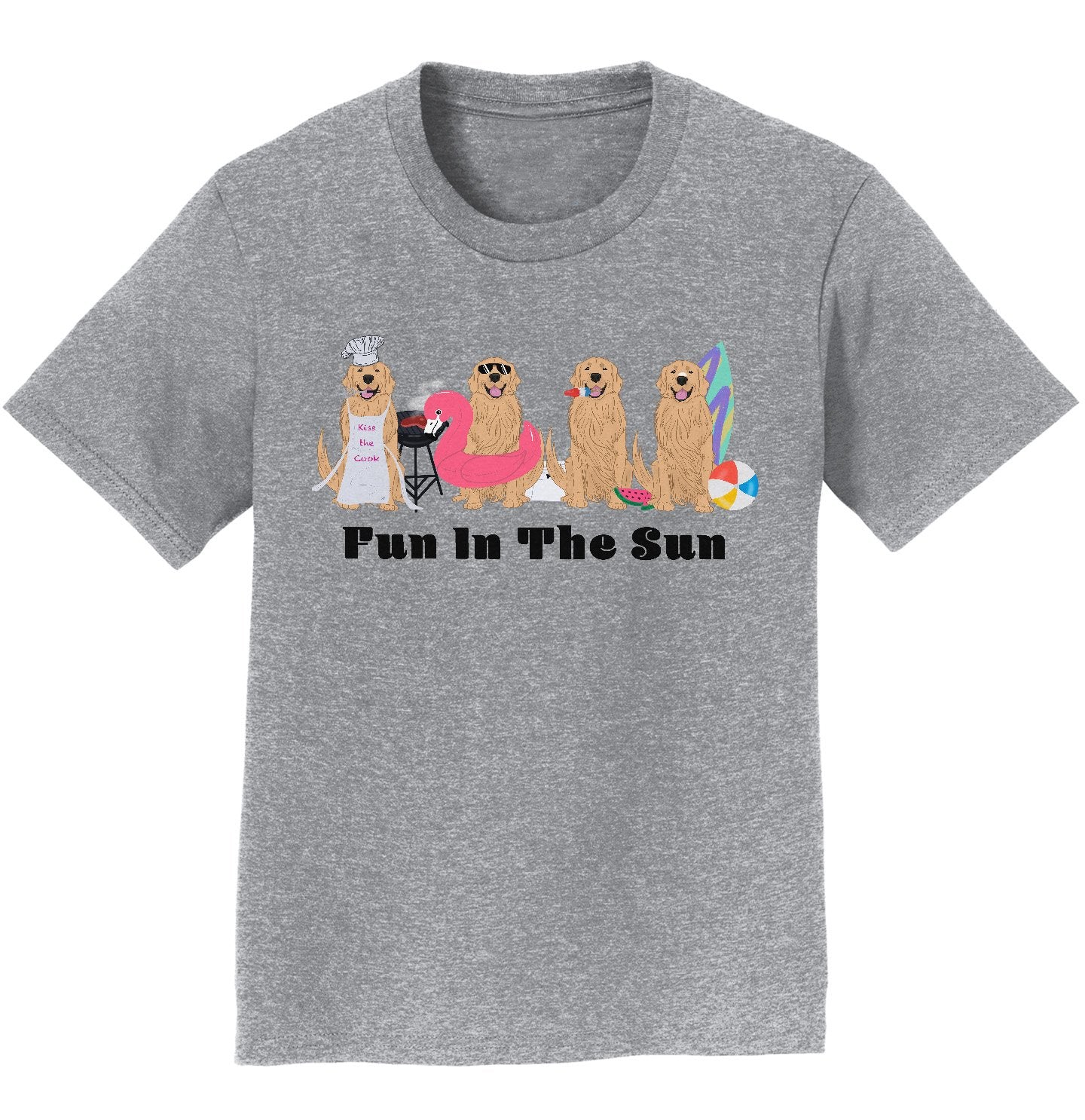 Summer Golden Line Up - Kids' Unisex T-Shirt