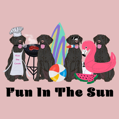 Summer Lineup Black Lab - Women's Fitted T-Shirt