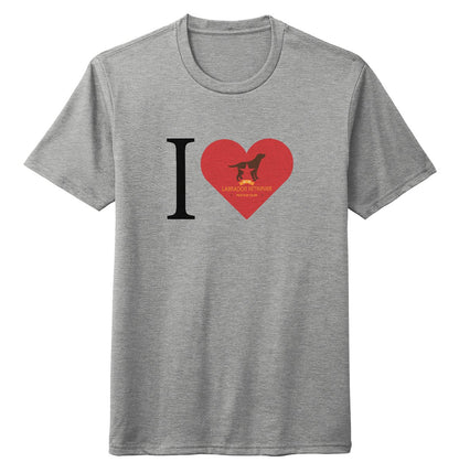 I Heart My DFW Lab Rescue - Adult Tri-Blend T-Shirt