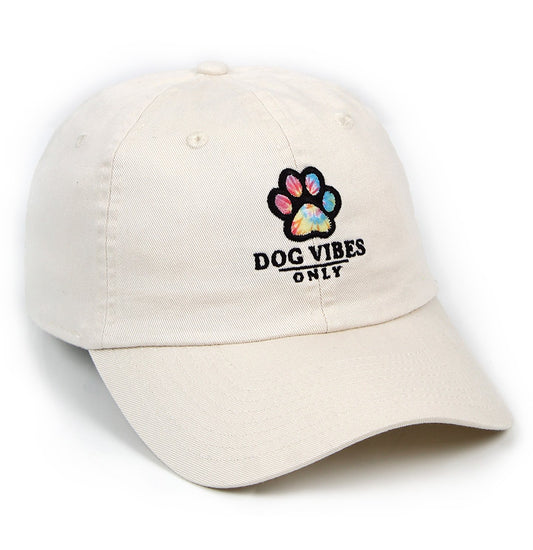 Animal Pride - Dog Vibes Only (on Beige) - Classic Twill Hat