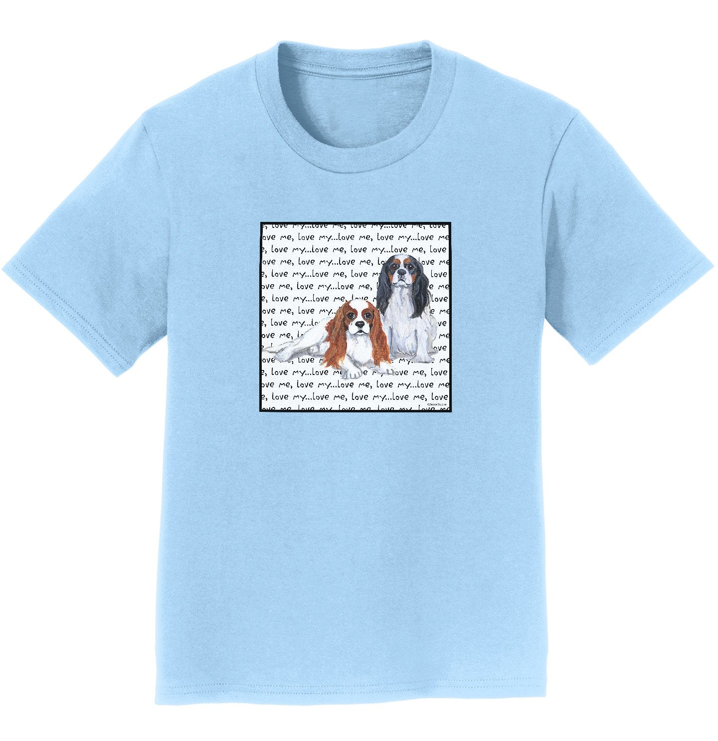 Cavaliers Love Text - Kids' Unisex T-Shirt | Zeppa Studios