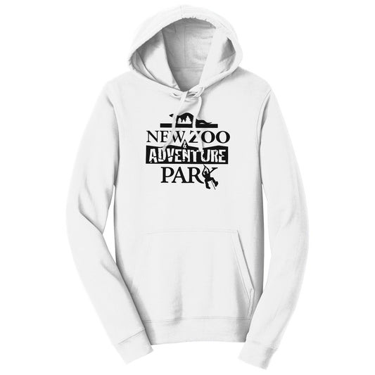 NEW Zoo and Adventure Park Black & White Logo - Adult Unisex Hoodie Sweatshirt