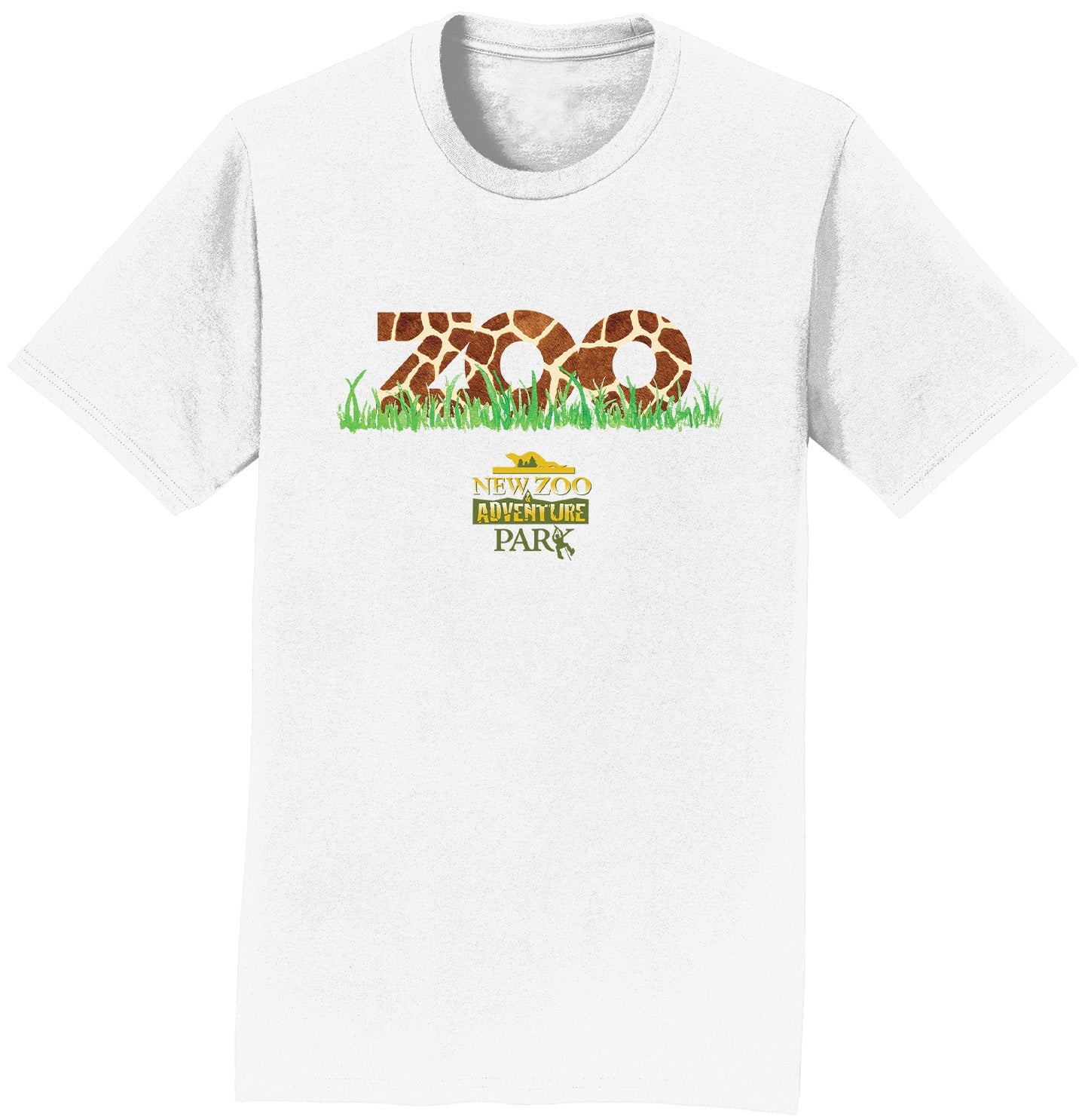 NEW Zoo Giraffe Pattern - Adult Unisex T-Shirt