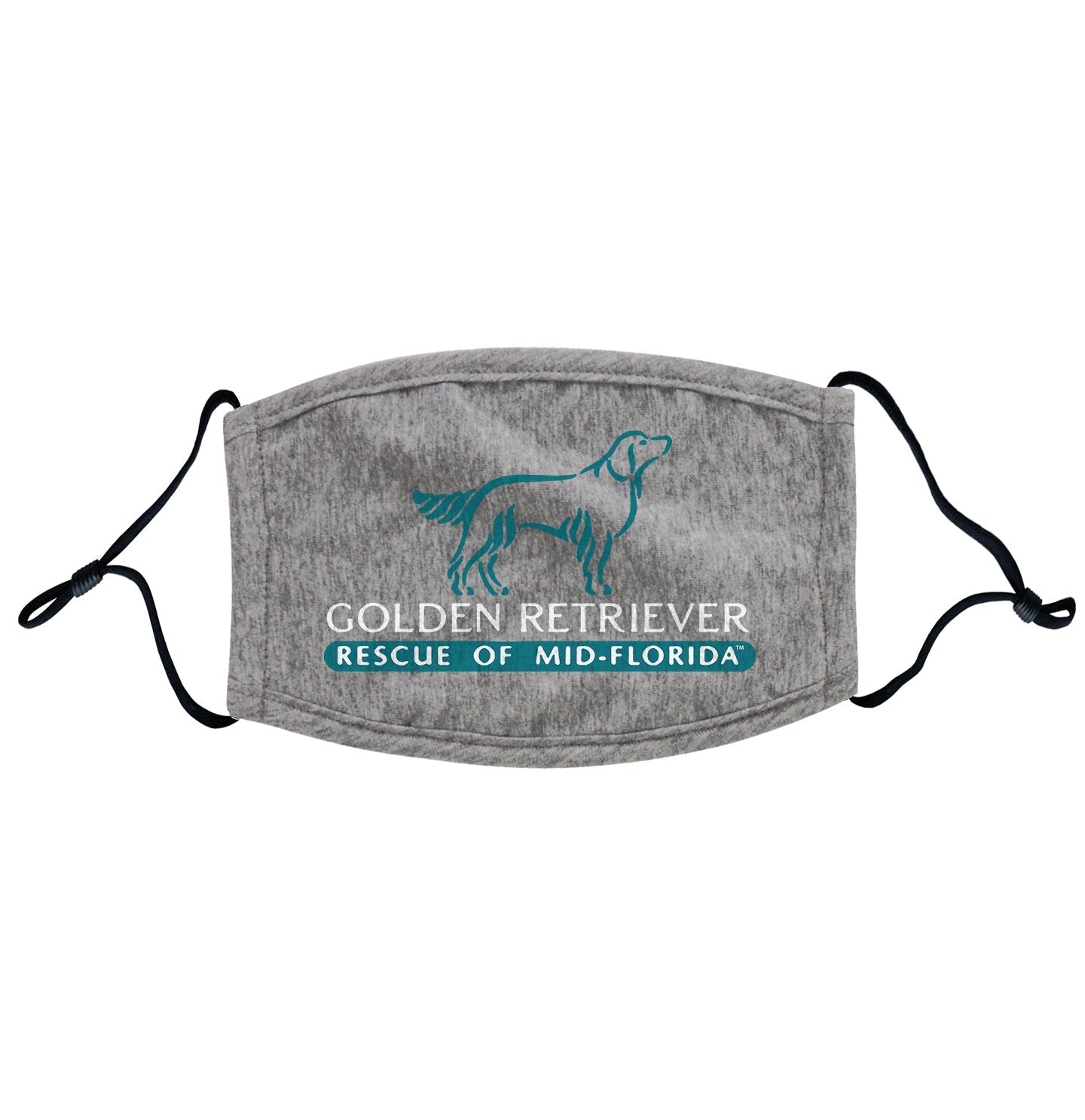 Golden Retriever Rescue of Mid-Florida Logo - Adult Adjustable Face Mask