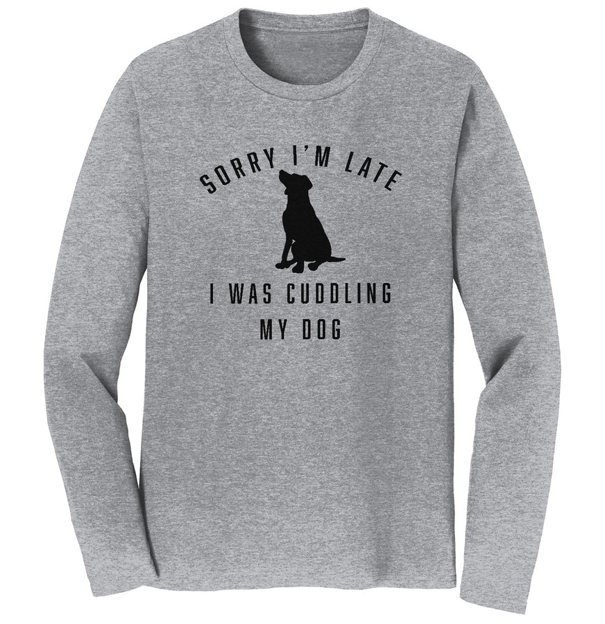 Dog snuggling clearance shirt