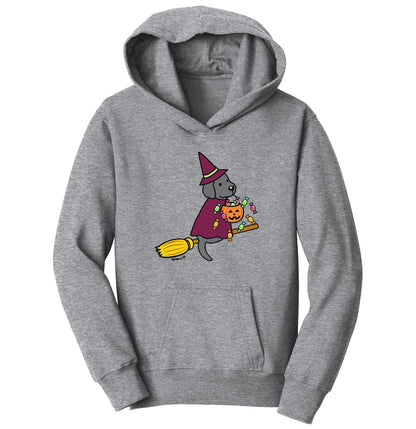 Black Lab Witch - Halloween - Kids' Unisex Hoodie Sweatshirt