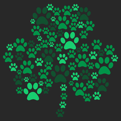 Green Paw Shamrock - Kids' Unisex T-Shirt