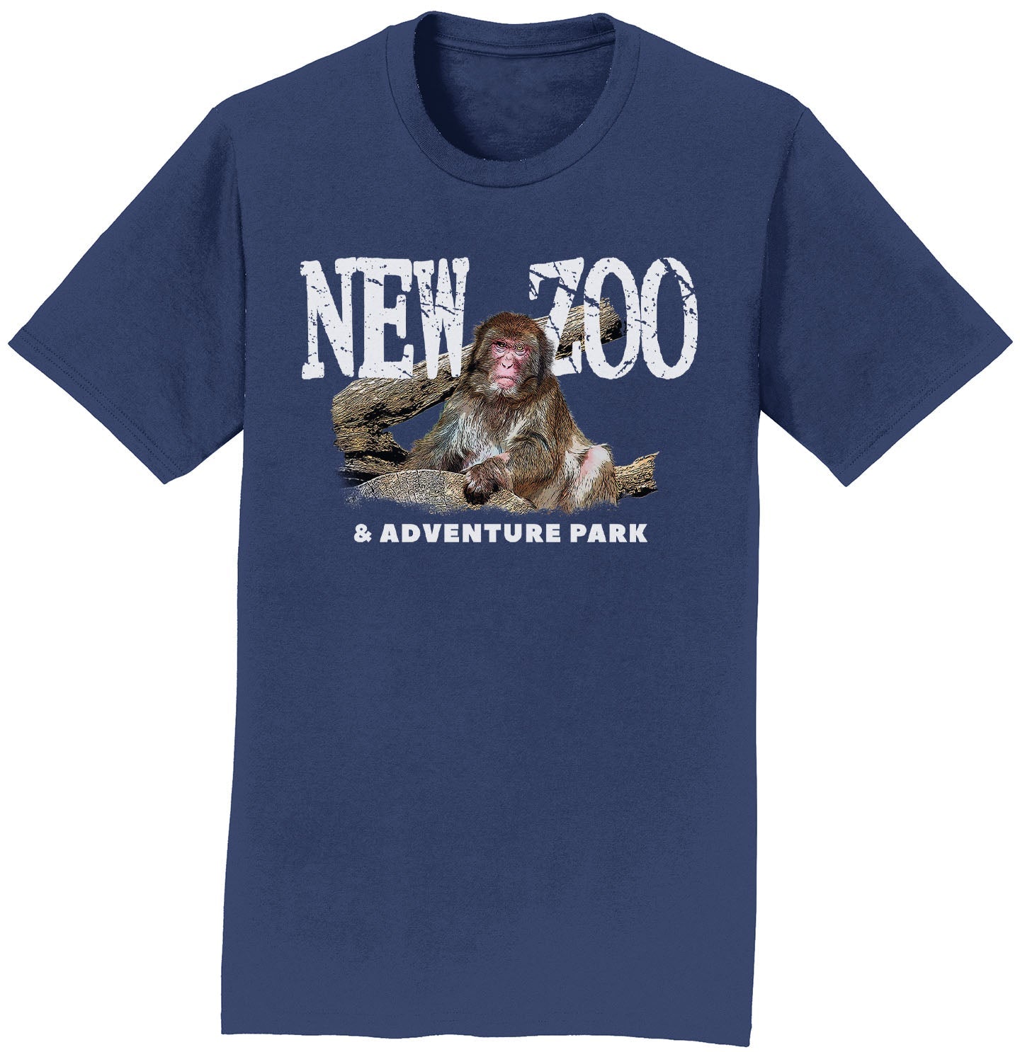 NEW Zoo Japanese Macaque Monkey Art - Adult Unisex T-Shirt