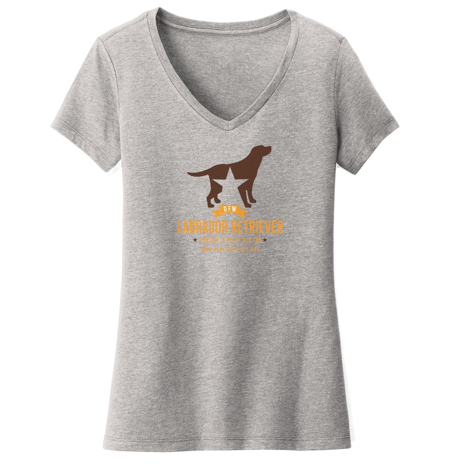 DFW Lab Rescue Logo - Women's V-Neck T-Shirt